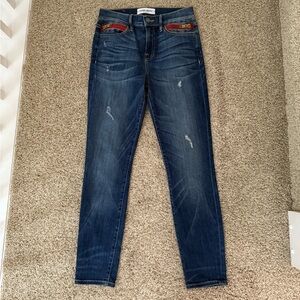 Etienne Marcel High Rise Front Zip Pocket Jeans Size 26